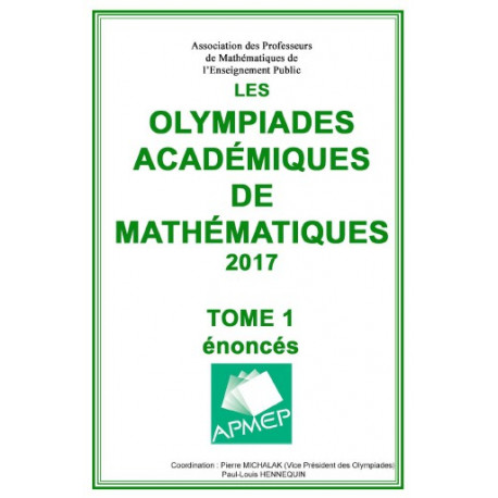 OLYMPIADES 2017 - Énoncés