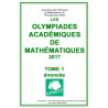 Les Olympiades de mathématiques de première 2017 - Énoncés