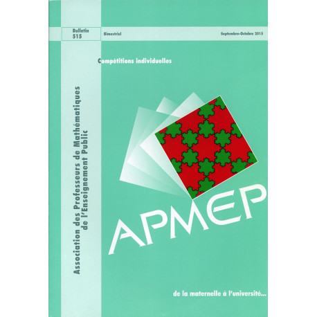 BULLETIN VERT 515 Septembre-Octobre 2015