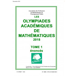 LES OLYMPIADES MATHÉMATIQUES DE PREMIÈRE 2018 - énoncés