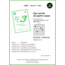 Des carrés de quatre cases