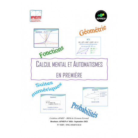 Calcul mental et automatismes en première