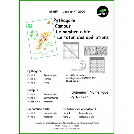 PYTHAGORE-CAMPUS-NOMBRE CIBLE- TOTON DES OPÉRATIONS