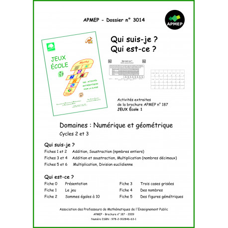 Qui suis-je ? Qui est-ce ?