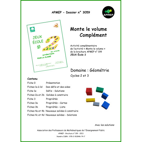Monte le volume - Complément