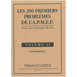 200 premiers problèmes de l'apmep - géométrie