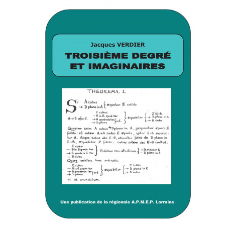 TROISIÈME DEGRÉ ET IMAGINAIRES 
