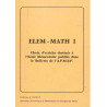 Elem-Math 1 - Choix d'articles destinés à l'Ecole Elémentaire