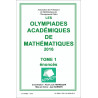Les Olympiades de mathématiques de première 2016 - Énoncés