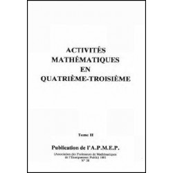 Activités mathématiques au collège, Tome 2