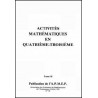 Activités mathématiques en quatrième - troisième - Tome 2