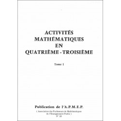 Activités mathématiques en quatrième-troisième 